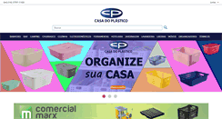 Desktop Screenshot of casadoplastico.com.br